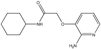 2-[(2-aminopyridin-3-yl)oxy]-N-cyclohexylacetamide|