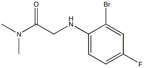  2-[(2-bromo-4-fluorophenyl)amino]-N,N-dimethylacetamide