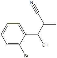 2-[(2-bromophenyl)(hydroxy)methyl]prop-2-enenitrile Struktur