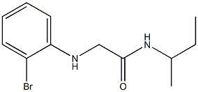 2-[(2-bromophenyl)amino]-N-(butan-2-yl)acetamide