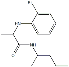 2-[(2-bromophenyl)amino]-N-(pentan-2-yl)propanamide