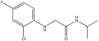 2-[(2-chloro-4-fluorophenyl)amino]-N-(propan-2-yl)acetamide