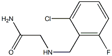 2-[(2-chloro-6-fluorobenzyl)amino]acetamide Structure