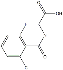 2-[(2-chloro-6-fluorophenyl)-N-methylformamido]acetic acid