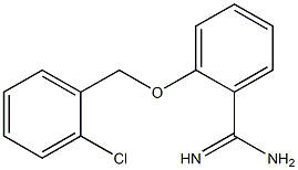 2-[(2-chlorobenzyl)oxy]benzenecarboximidamide,,结构式