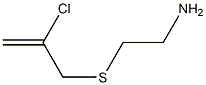 2-[(2-chloroprop-2-enyl)thio]ethanamine 结构式
