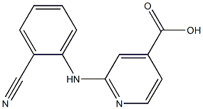 2-[(2-cyanophenyl)amino]pyridine-4-carboxylic acid