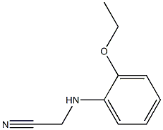 2-[(2-ethoxyphenyl)amino]acetonitrile 化学構造式