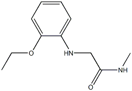 2-[(2-ethoxyphenyl)amino]-N-methylacetamide Structure