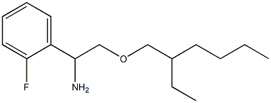 2-[(2-ethylhexyl)oxy]-1-(2-fluorophenyl)ethan-1-amine Struktur