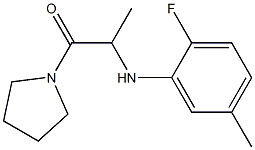 2-[(2-fluoro-5-methylphenyl)amino]-1-(pyrrolidin-1-yl)propan-1-one