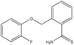 2-[(2-fluorophenoxy)methyl]benzenecarbothioamide