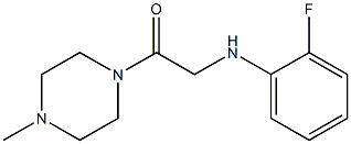  2-[(2-fluorophenyl)amino]-1-(4-methylpiperazin-1-yl)ethan-1-one