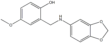 2-[(2H-1,3-benzodioxol-5-ylamino)methyl]-4-methoxyphenol