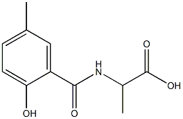 2-[(2-hydroxy-5-methylphenyl)formamido]propanoic acid