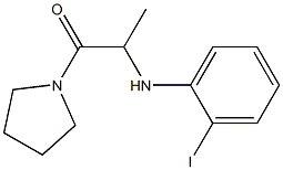 2-[(2-iodophenyl)amino]-1-(pyrrolidin-1-yl)propan-1-one