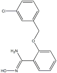 2-[(3-chlorobenzyl)oxy]-N'-hydroxybenzenecarboximidamide|