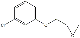 2-[(3-chlorophenoxy)methyl]oxirane 化学構造式
