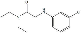 2-[(3-chlorophenyl)amino]-N,N-diethylacetamide