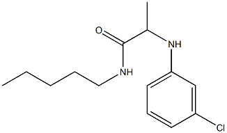 2-[(3-chlorophenyl)amino]-N-pentylpropanamide