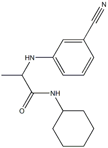 2-[(3-cyanophenyl)amino]-N-cyclohexylpropanamide