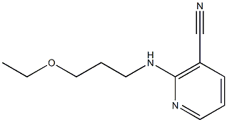 2-[(3-ethoxypropyl)amino]nicotinonitrile Struktur