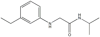 2-[(3-ethylphenyl)amino]-N-(propan-2-yl)acetamide