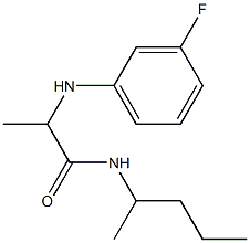 2-[(3-fluorophenyl)amino]-N-(pentan-2-yl)propanamide