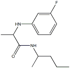 2-[(3-fluorophenyl)amino]-N-(pentan-2-yl)propanamide|