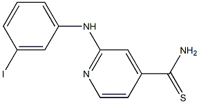 2-[(3-iodophenyl)amino]pyridine-4-carbothioamide