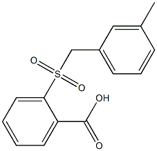 2-[(3-methylbenzyl)sulfonyl]benzoic acid|