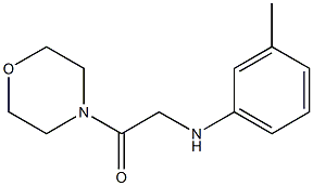 2-[(3-methylphenyl)amino]-1-(morpholin-4-yl)ethan-1-one Structure