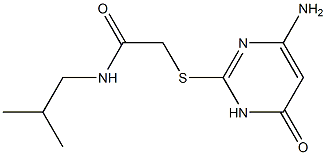 2-[(4-amino-6-oxo-1,6-dihydropyrimidin-2-yl)sulfanyl]-N-(2-methylpropyl)acetamide