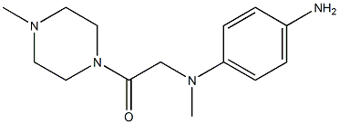  2-[(4-aminophenyl)(methyl)amino]-1-(4-methylpiperazin-1-yl)ethan-1-one