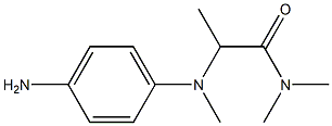 2-[(4-aminophenyl)(methyl)amino]-N,N-dimethylpropanamide Structure