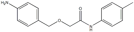 2-[(4-aminophenyl)methoxy]-N-(4-methylphenyl)acetamide