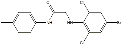 2-[(4-bromo-2,6-dichlorophenyl)amino]-N-(4-methylphenyl)acetamide|