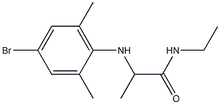 2-[(4-bromo-2,6-dimethylphenyl)amino]-N-ethylpropanamide