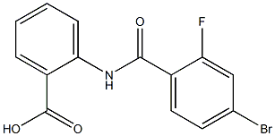 2-[(4-bromo-2-fluorobenzoyl)amino]benzoic acid