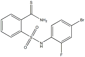 2-[(4-bromo-2-fluorophenyl)sulfamoyl]benzene-1-carbothioamide