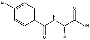 2-[(4-bromophenyl)formamido]propanoic acid 结构式