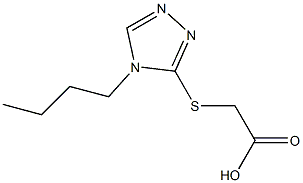 2-[(4-butyl-4H-1,2,4-triazol-3-yl)sulfanyl]acetic acid