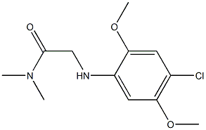 2-[(4-chloro-2,5-dimethoxyphenyl)amino]-N,N-dimethylacetamide