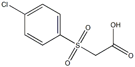 2-[(4-chlorobenzene)sulfonyl]acetic acid 化学構造式