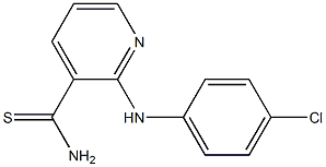  2-[(4-chlorophenyl)amino]pyridine-3-carbothioamide