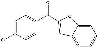 2-[(4-chlorophenyl)carbonyl]-1-benzofuran Structure