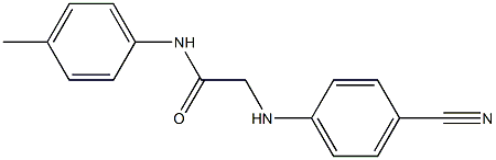 2-[(4-cyanophenyl)amino]-N-(4-methylphenyl)acetamide