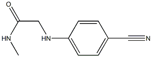 2-[(4-cyanophenyl)amino]-N-methylacetamide