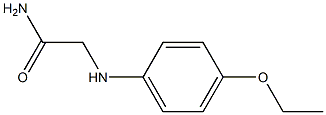 2-[(4-ethoxyphenyl)amino]acetamide,,结构式