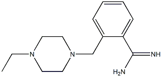2-[(4-ethylpiperazin-1-yl)methyl]benzenecarboximidamide Structure